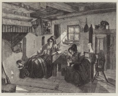 Los rayos del sol de Thomas Faed